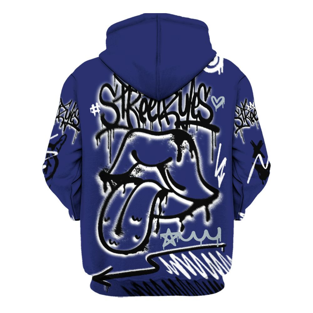 Hoodie To Match Midnight Navy 11s - Break Rules Streetwear All Over Print