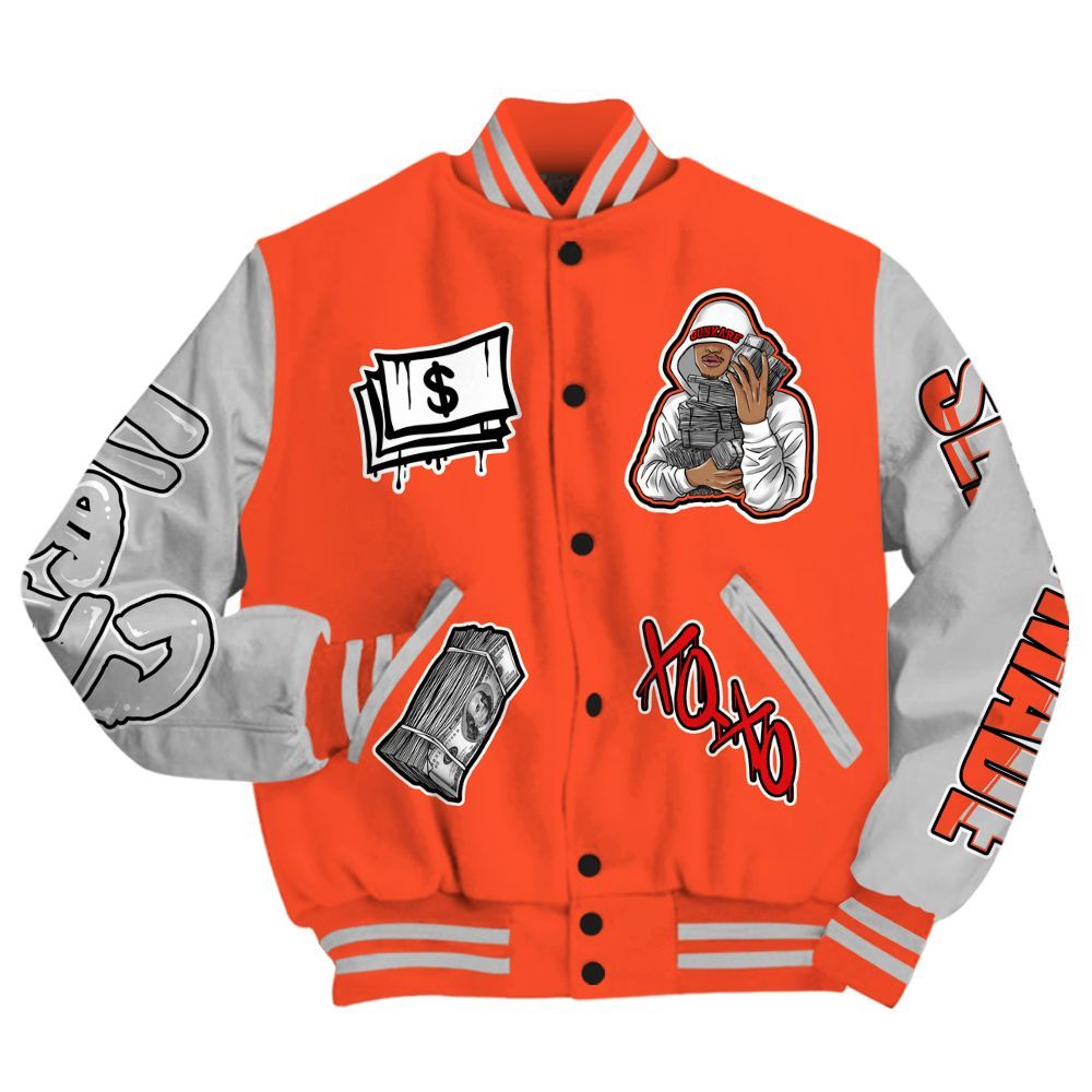 Varsity Jacket To Match Air Max 1 86 Cosmic Clay - Selfmade Unique All Over Print