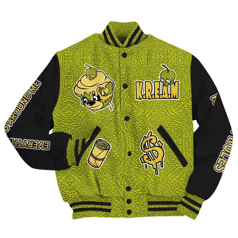 Varsity Jacket To Match Dunk Low QS Halloween Skull - Loot Bear All Over Print