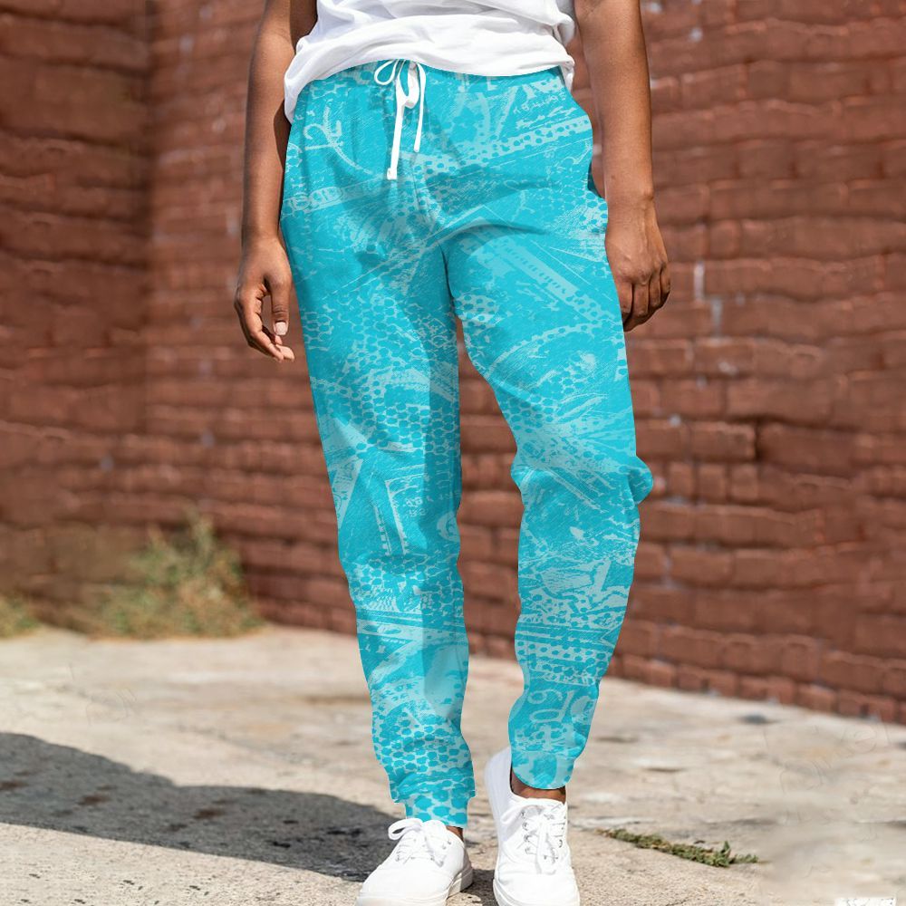 Sweatpant To Match Dunk Low KD 17 N7 - Banknotes Art Graphic All Over Print