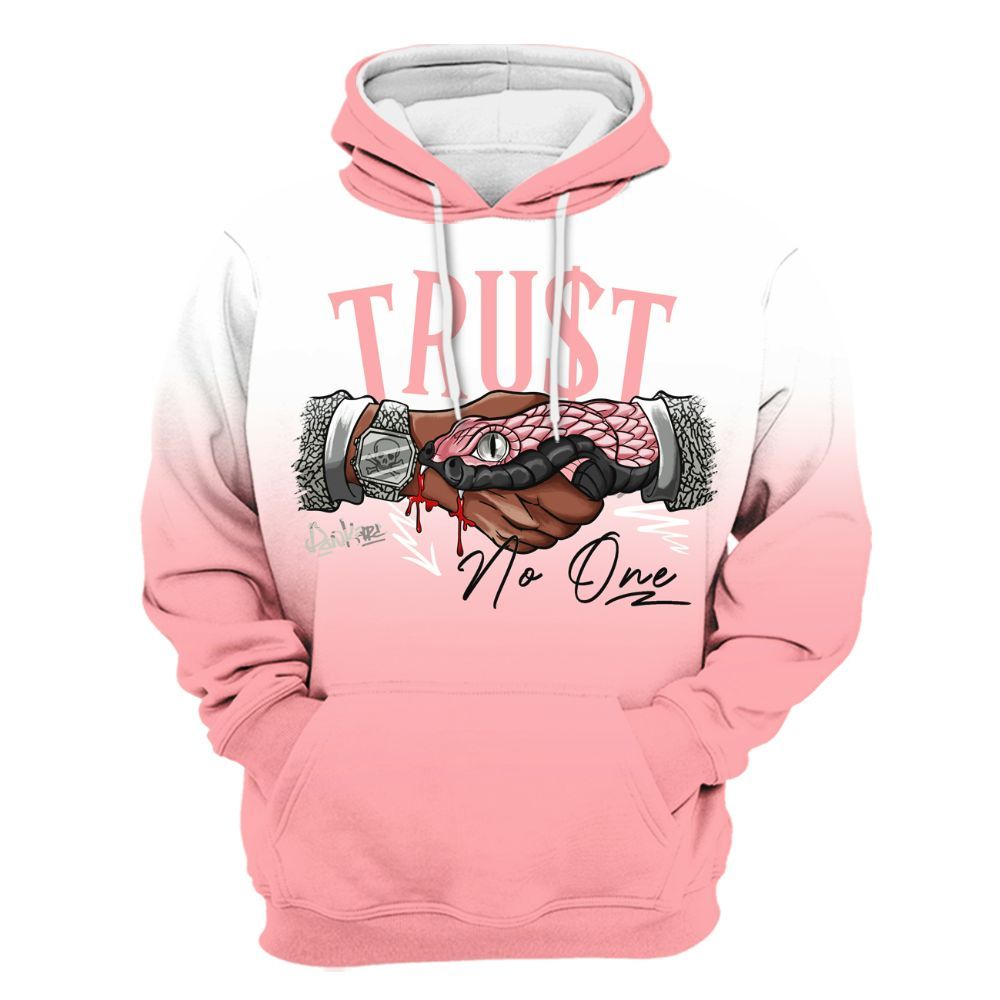 Hoodie To Match Retro Wings 3s - Snake Trust No One Drip All Over Print