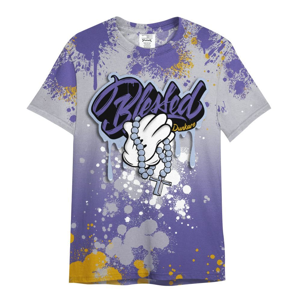 Shirt To Match Lakeshow 4s - God Blessed Ink Drip All Over Print