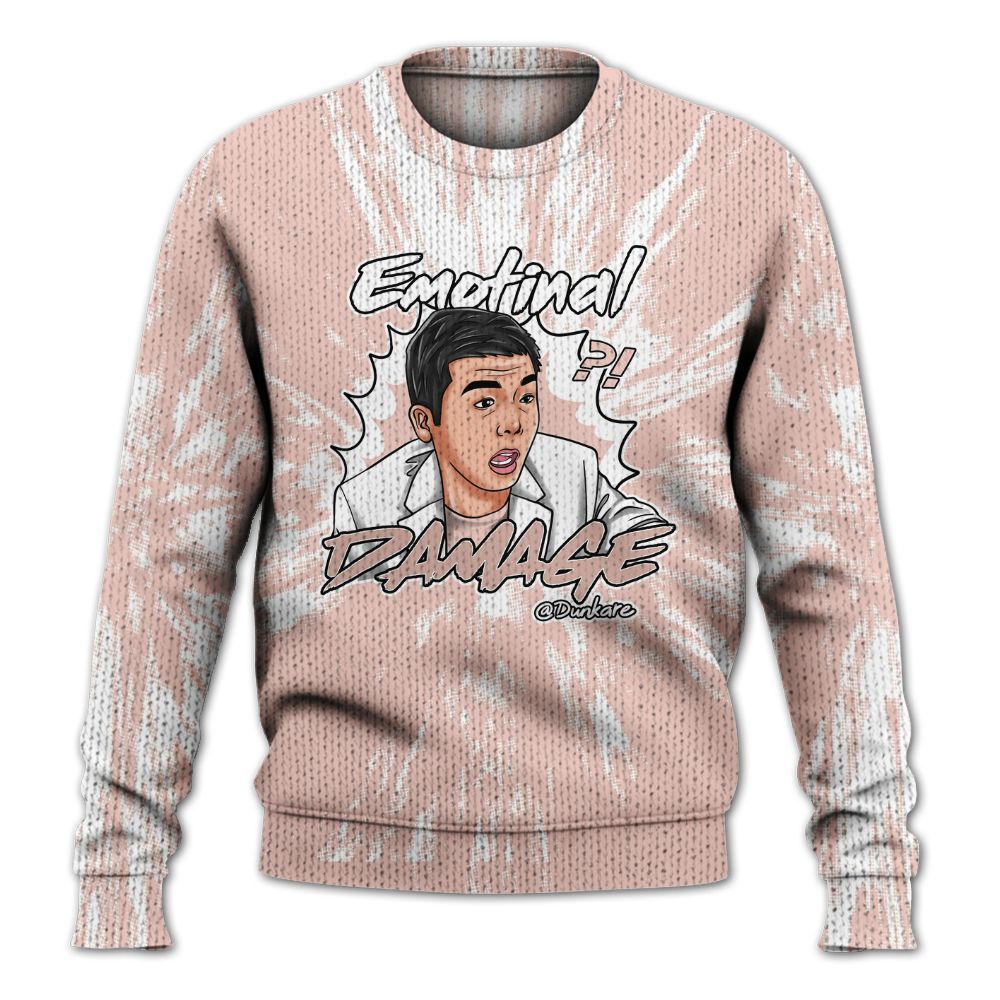 Knitted Sweater To Match Low Legend Pink 11s - Damaged Meme Shirt Unisex Outfit
