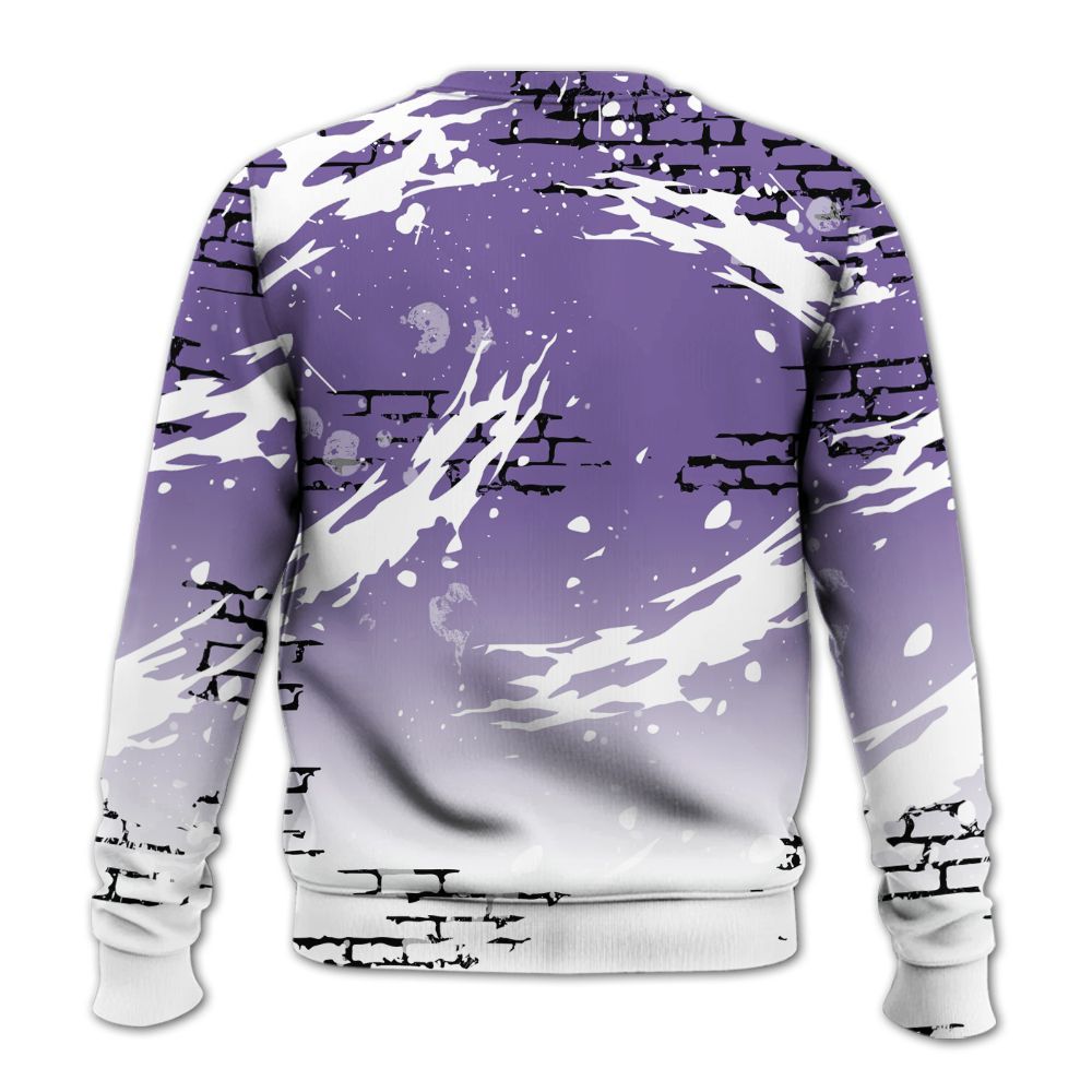 Sweatshirt To Match Dunk Low Black Raspberry - Values Of Loyalty Drip All Over Print