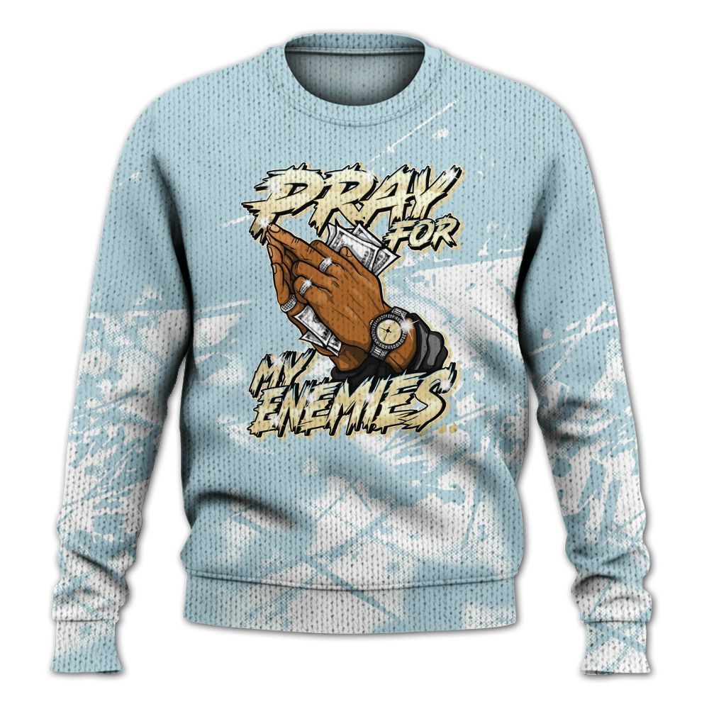 Knitted Sweater To Match Low Year Of The Snake 11s - Prayed For Enemies Graphic