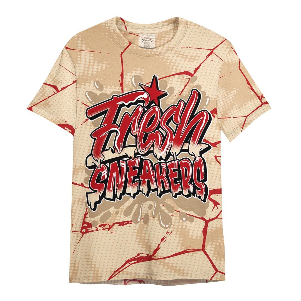 Shirt To Match Dunk Low Strawberry Waffle - Fresh Shoe White Graphic Crack Shirt Unisex