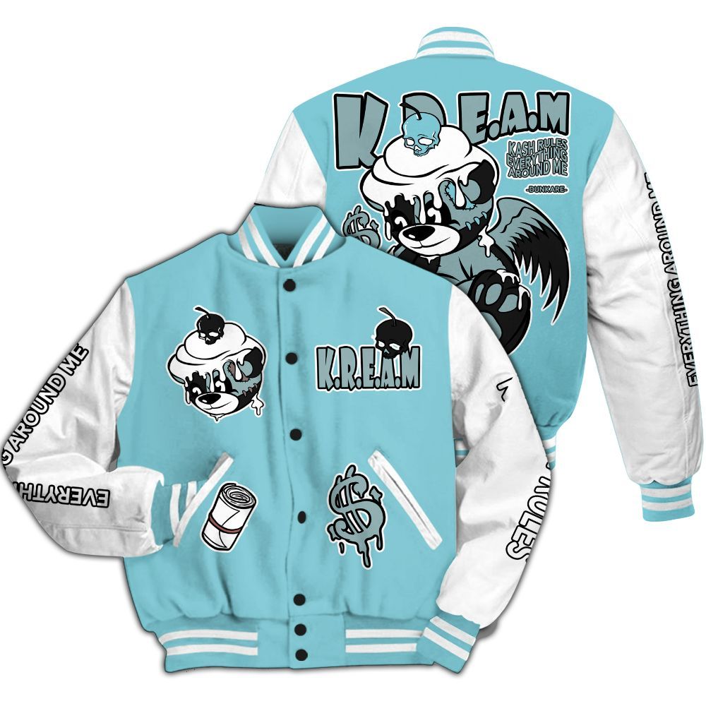 Varsity Jacket To Match Low Legend Blue 11s - Loot Bear All Over Print
