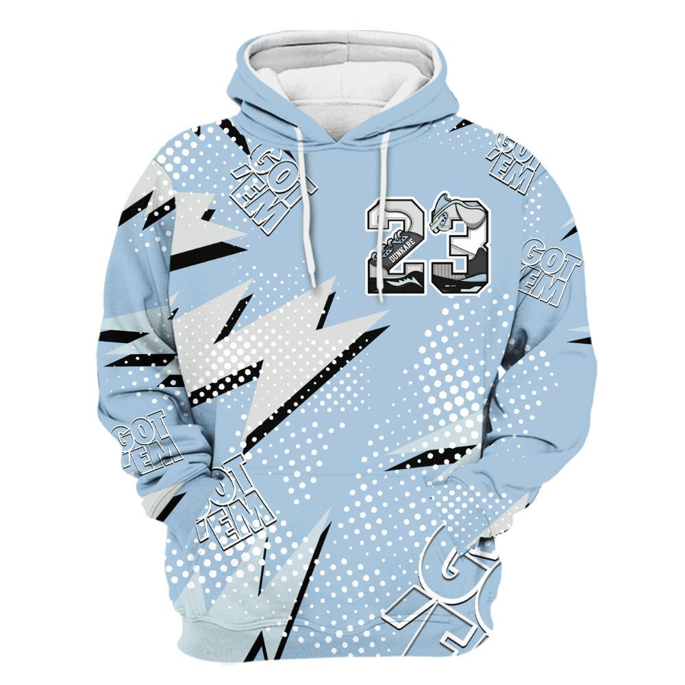 Hoodie To Match Forget Me Not 4s - Custom Name Number 23 5s All Over Print