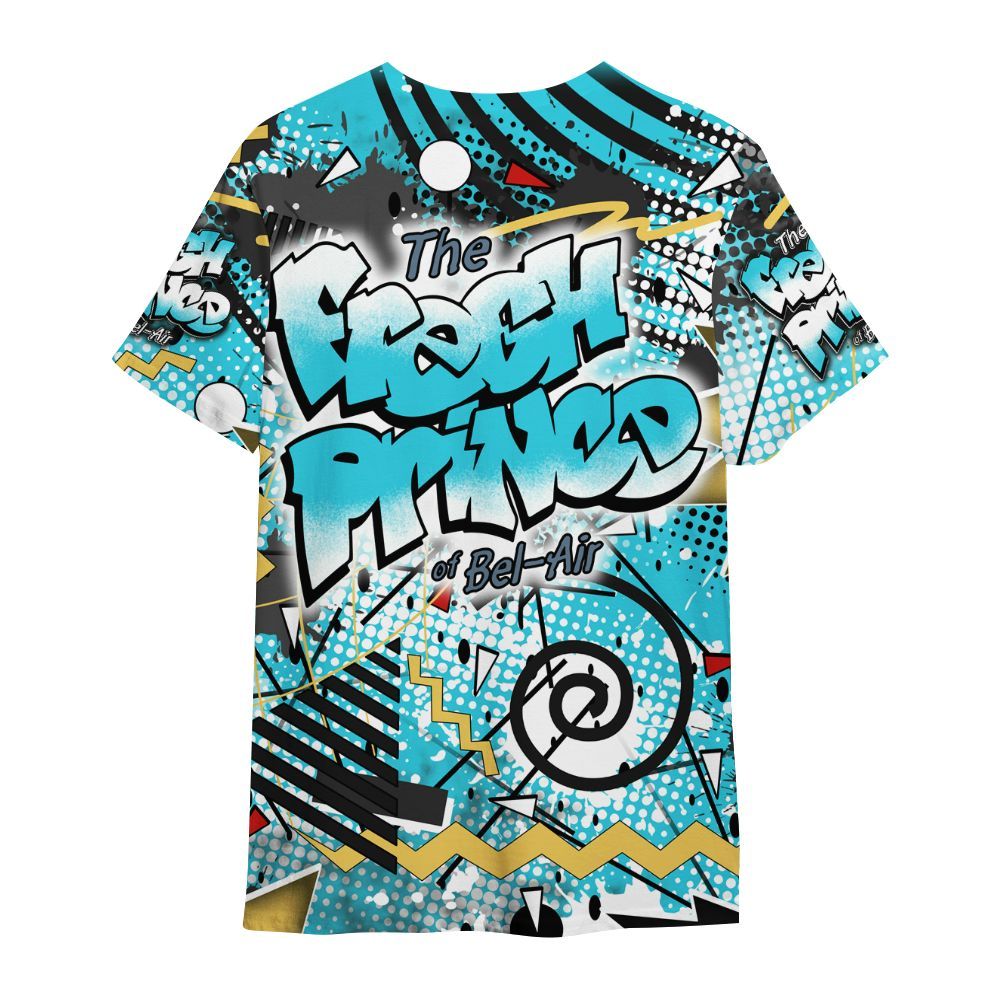Shirt To Match Retro Gamma Blue 11s - Fresh Sneaker 90s All Over Print