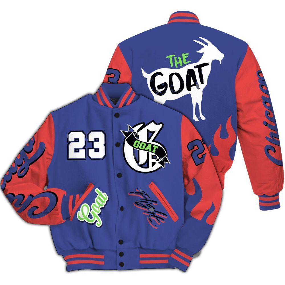 Varsity Jacket To Match KD 4 Nerf - The G.O.A.T Flight Streetwear All Over Print