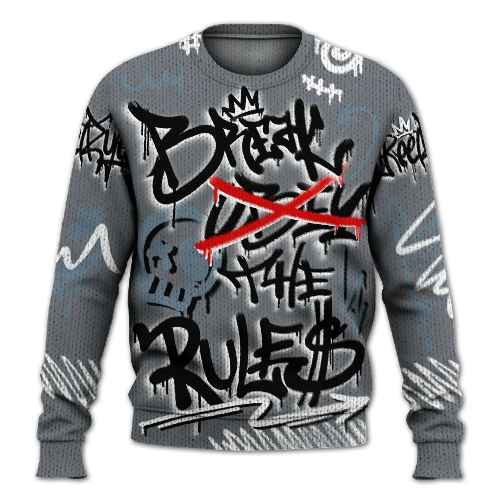 Knitted Sweater To Match Air Max DN Silver Bullet - Break Rules Streetwear