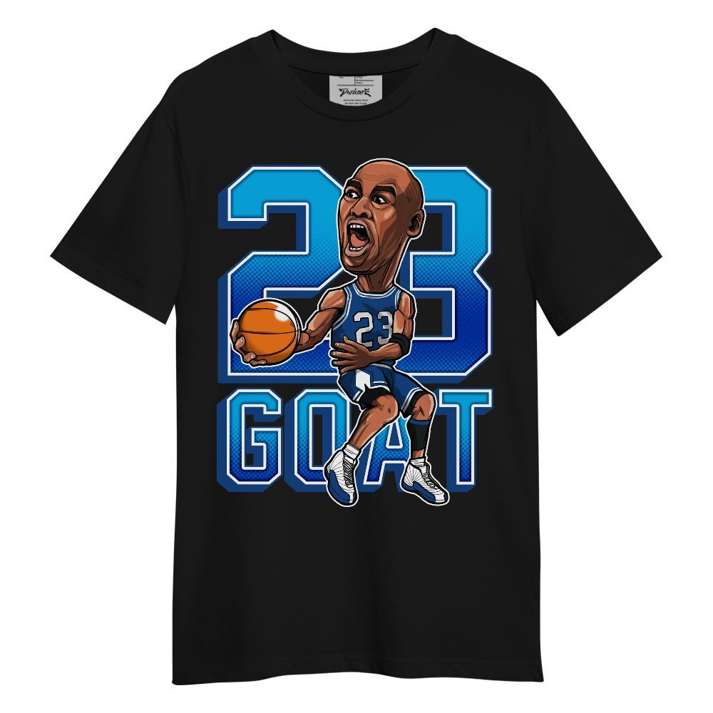 Shirt To Match Blueberry 12s - Legend G.O.A.T Basketball Shirt Graphic Unisex Shirt