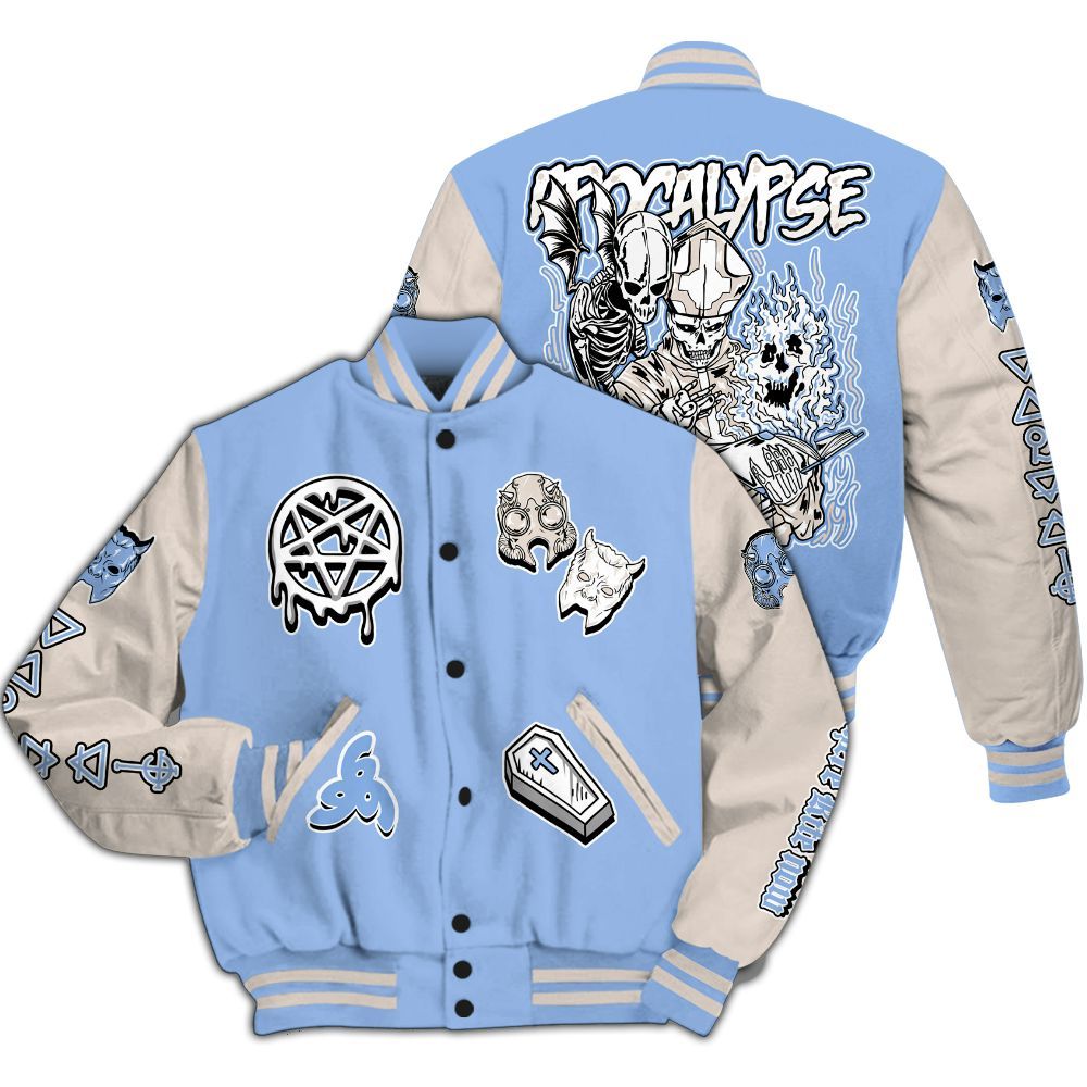 Varsity Jacket To Match Air Max 1 Royal Pulse - Apocalypse Skeleton All Over Print