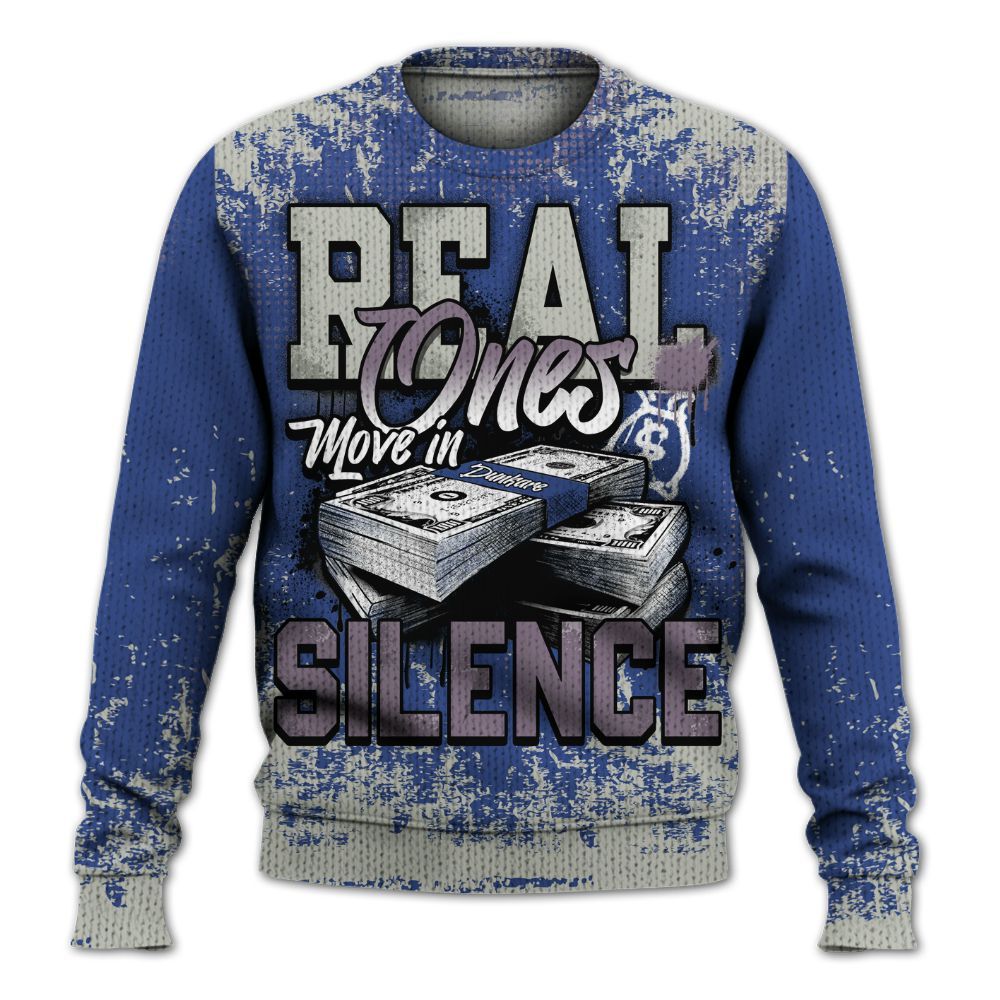 Sweater To Match Low OG Voodoo Alternate 1s - Move In Silence Money Street Retro Graphic