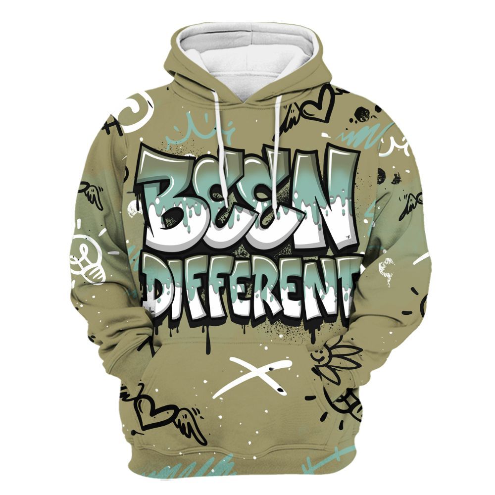 Hoodie To Match Dunk Low Suede Olive Aura - Drip Been Di2ferent All Over Print