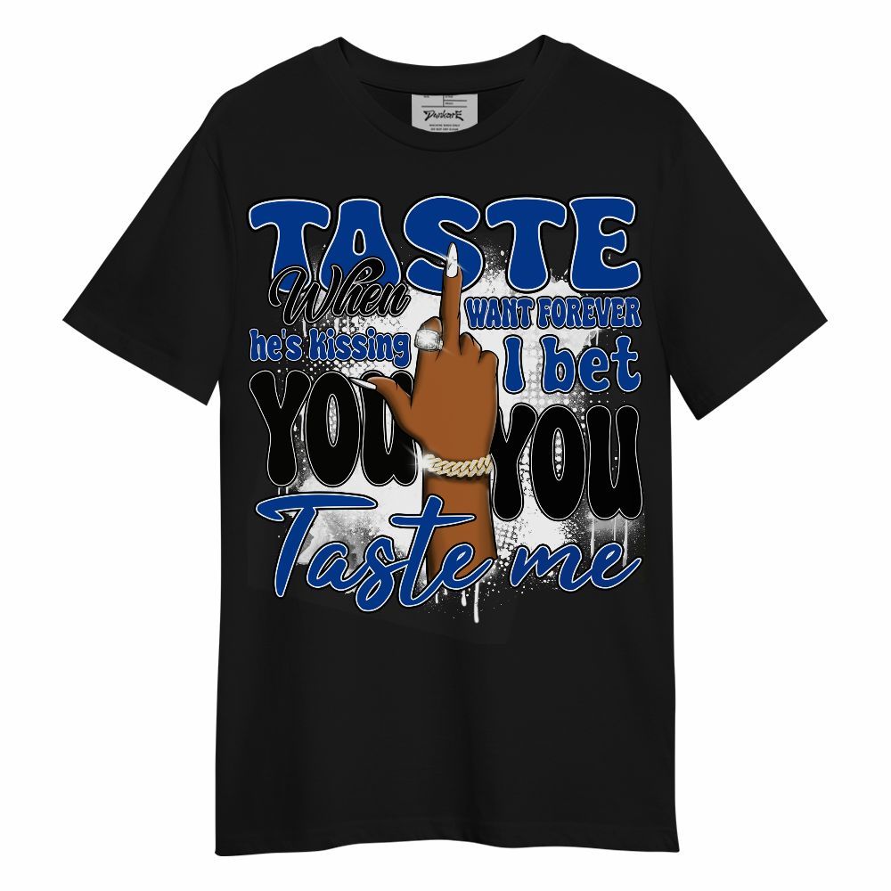 Shirt To Match Hyper Royal 12s - Taste Me Retro Unisex Shirt