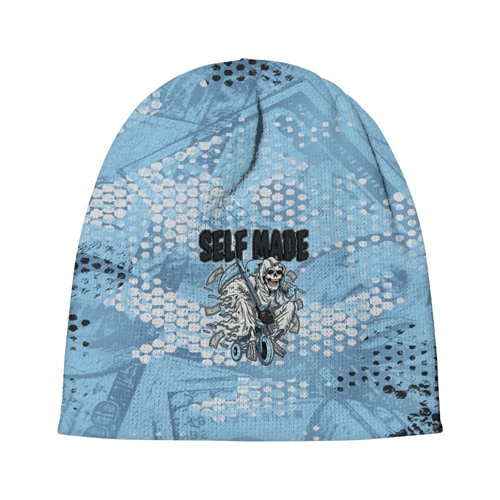 Beanie Hat To Match Legend Blue 11s - Self Make Skeleton Banknotes Art Graphic