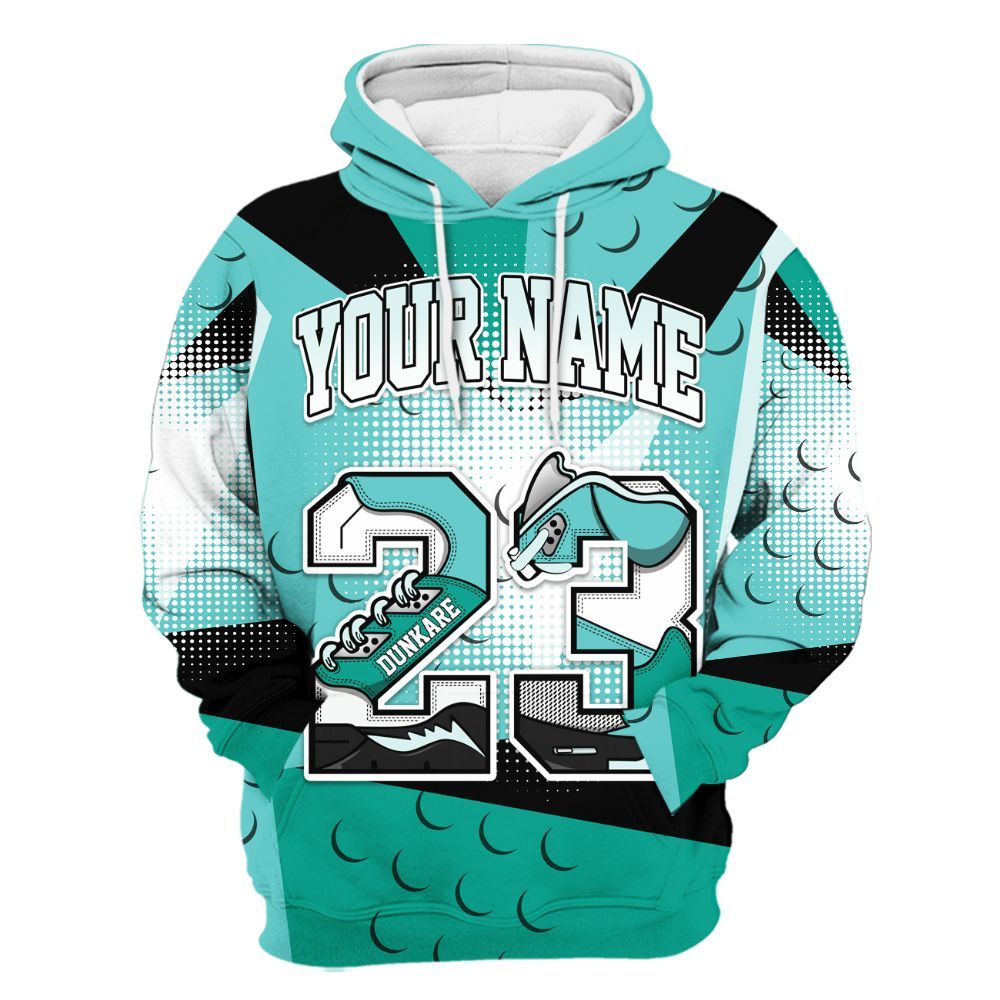 Hoodie To Match KD 4 Easter Mint Candy - Custom Name 23 5s All Over Print