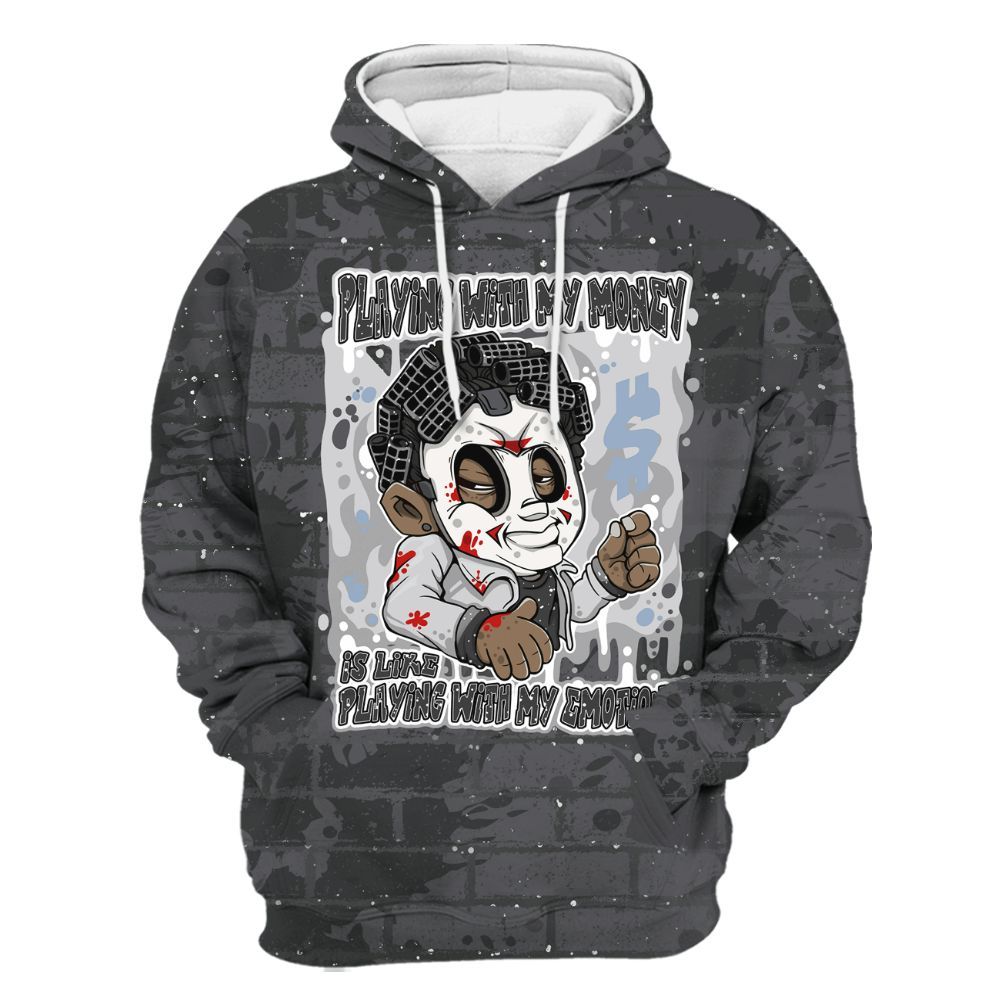 Hoodie To Match Reverse Oreo 6s - Playing With My Money Graphic Halloween All Over Print