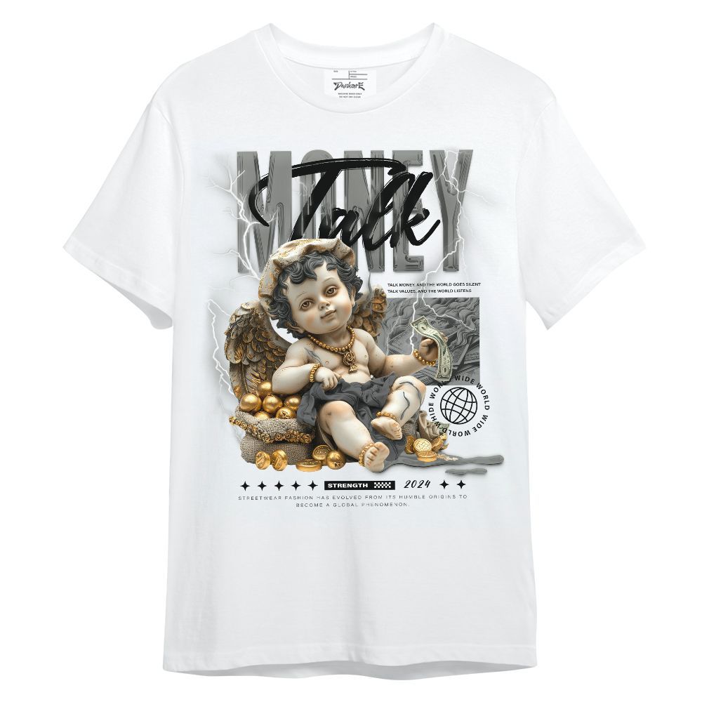 Shirt To Match Paris Olympics 4s - Money Talk Angel Unisex Shirt