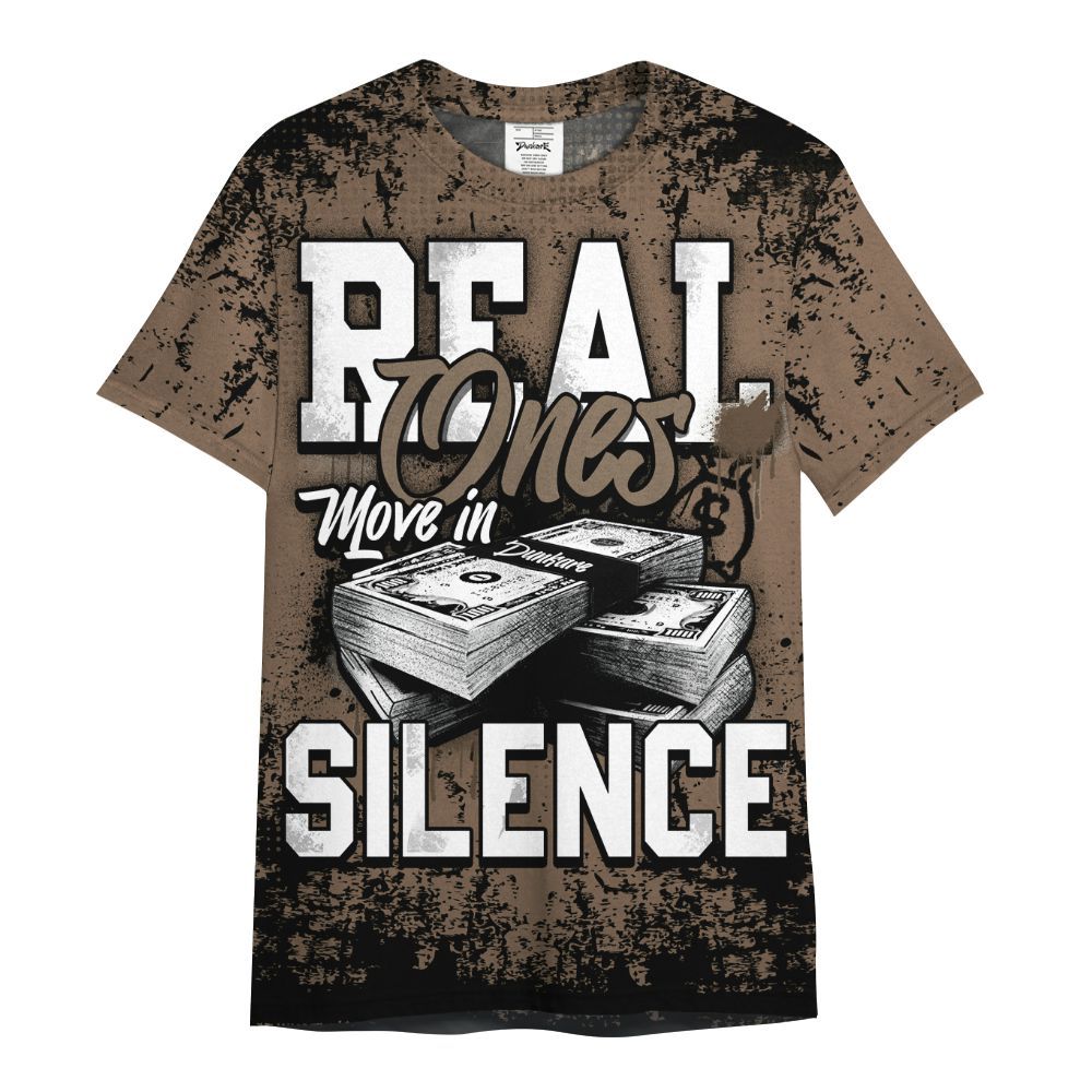 Shirt To Match Dark Mocha Jack - Move In Silence Money Street Retro All Over Print