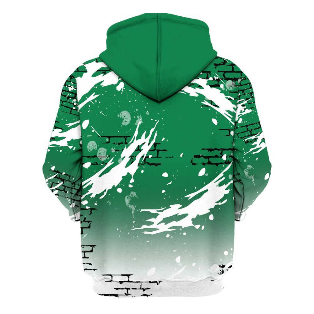 Hoodie To Match Pine Green 13s - Values Of Loyalty Drip All Over Print