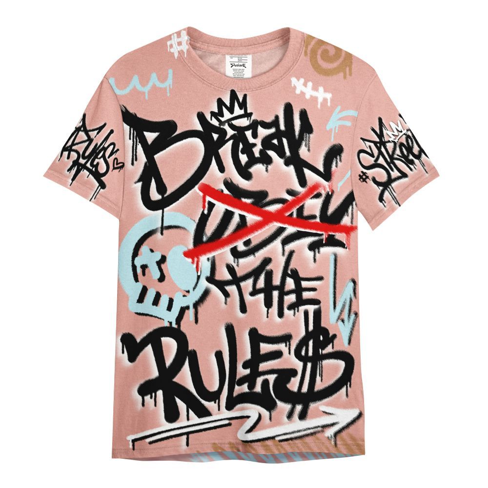 Shirt To Match Dunk Low Glacier Arctic - Break Rules Streetwear All Over Print