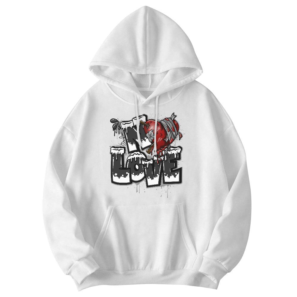 Sweatshirt To Match White Thunder 4s - Drip No Love Graphic