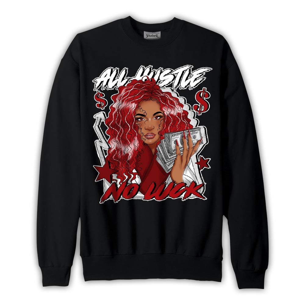 Sweatshirt To match Red Taxi 12s Sweatshirt - All Hustles Unique Graphic