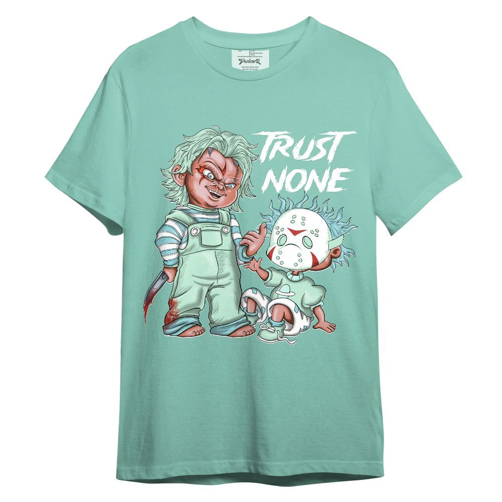 Shirt To Match Retro Low Igloo 11s - Trust No One Scary Graphic
