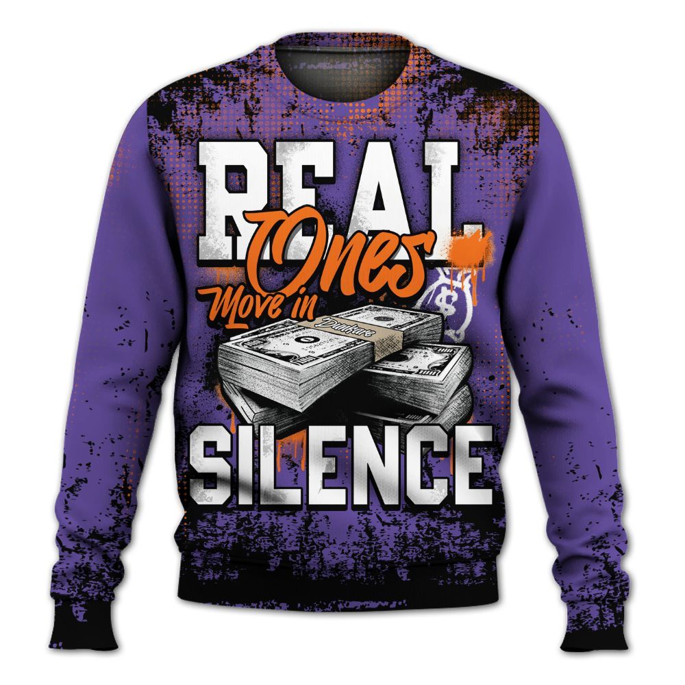 Sweatshirt To Match Air Max Waffle SP Voltage Purple - Move In Silence Money Street Retro All Over Print