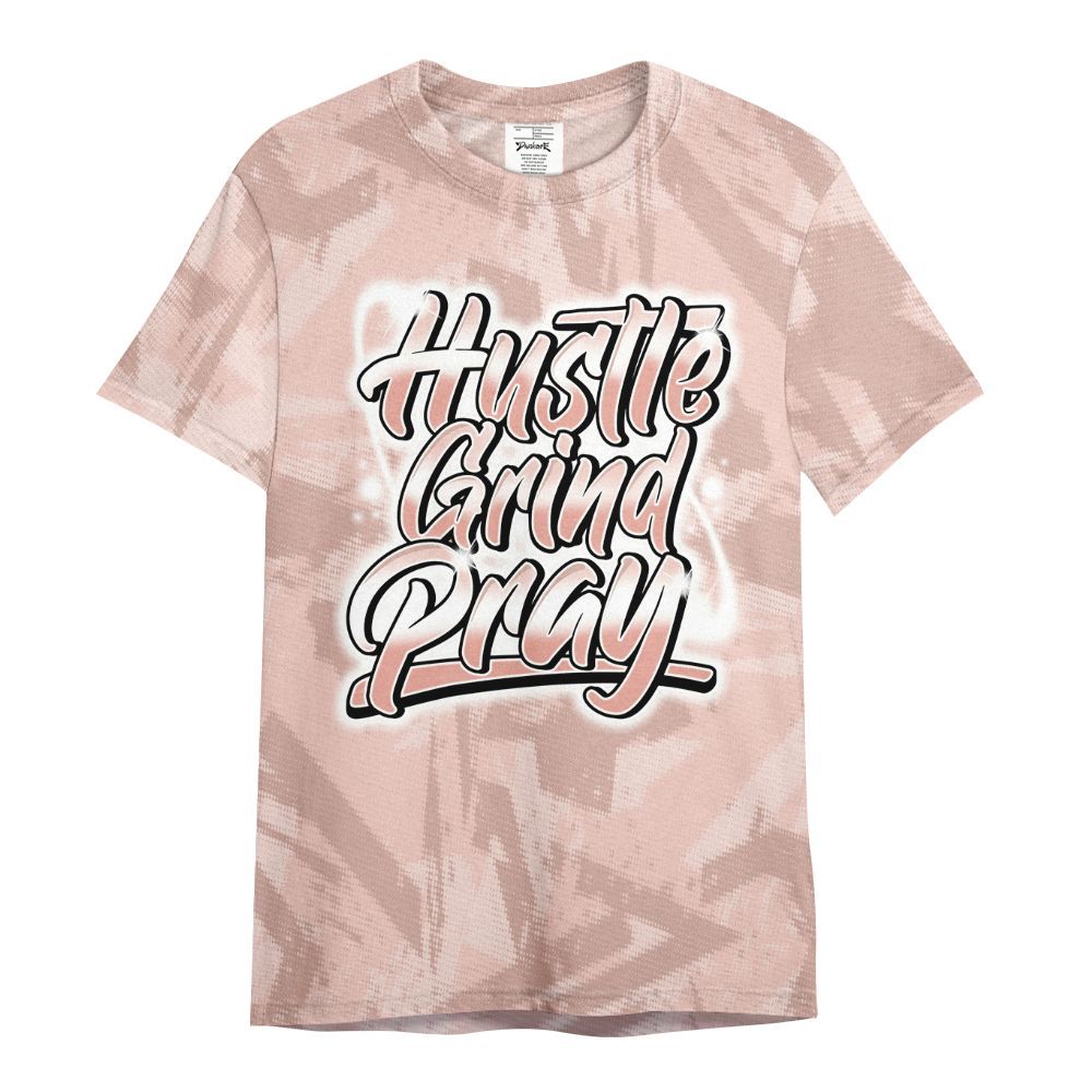 Shirt To Match Low Legend Pink 11s - Hustles And Prayer Graphic Halftone All Over Print