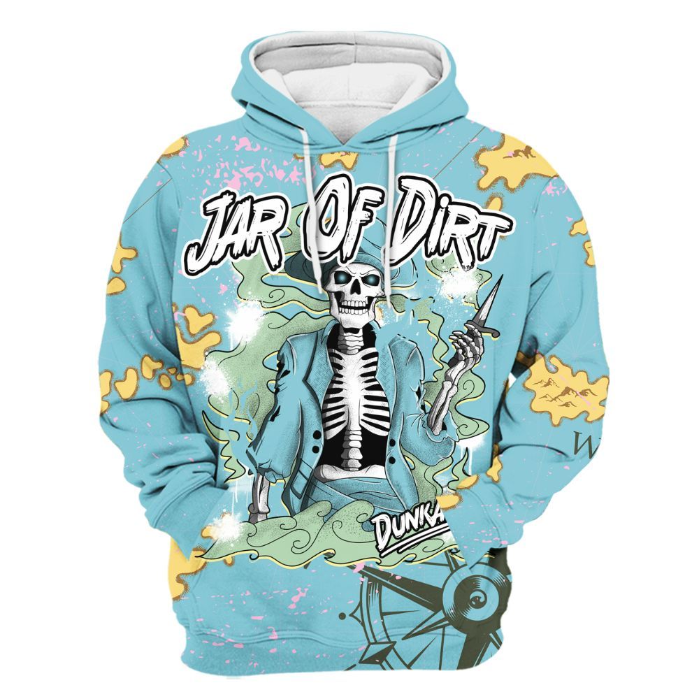 Hoodie To Match SB Dunk Low Visty - Skeleton Jar Of Dirt Retro All Over Print