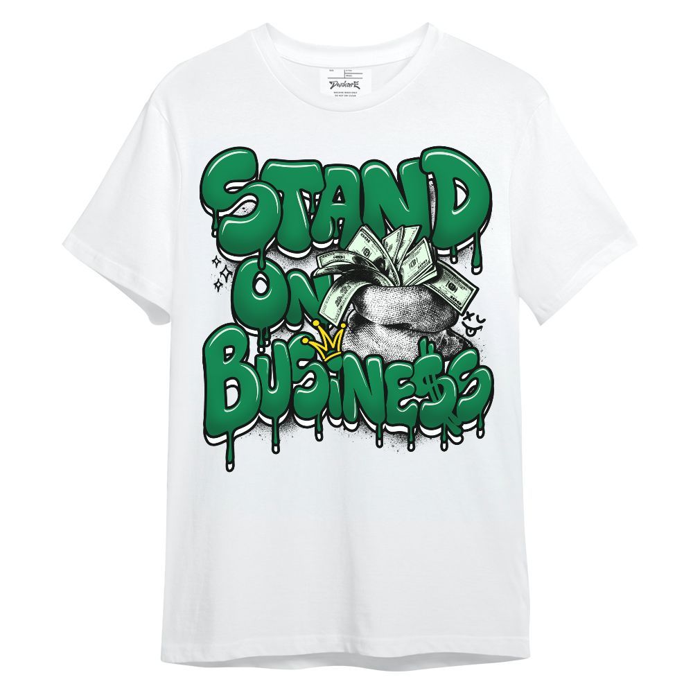 Shirt To Match Mid Lucky Green 1s - Stand Business Unisex Shirt