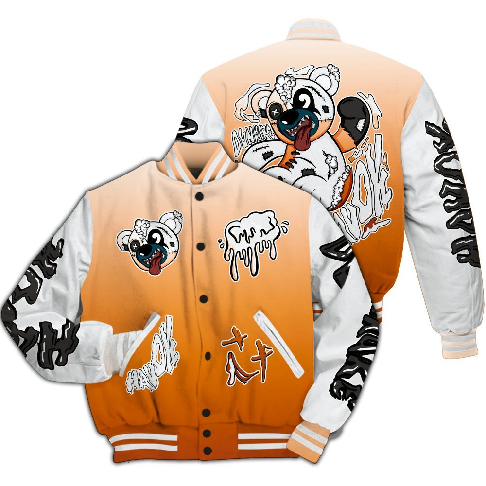 Varsity Jacket To Match Air Max One Block Down Churney - Havok Bear All Over Print