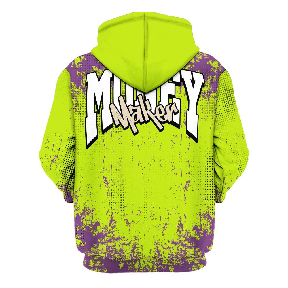 Hoodie To Match GS Black Barely Volt 11s - Move In Silence Money Street Retro All Over Print