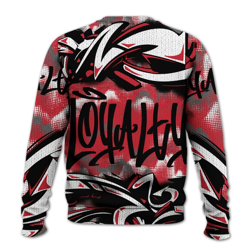 Sweater To Match Bunny 2025 8s - Loyalty Out Value Graffiti Graphic