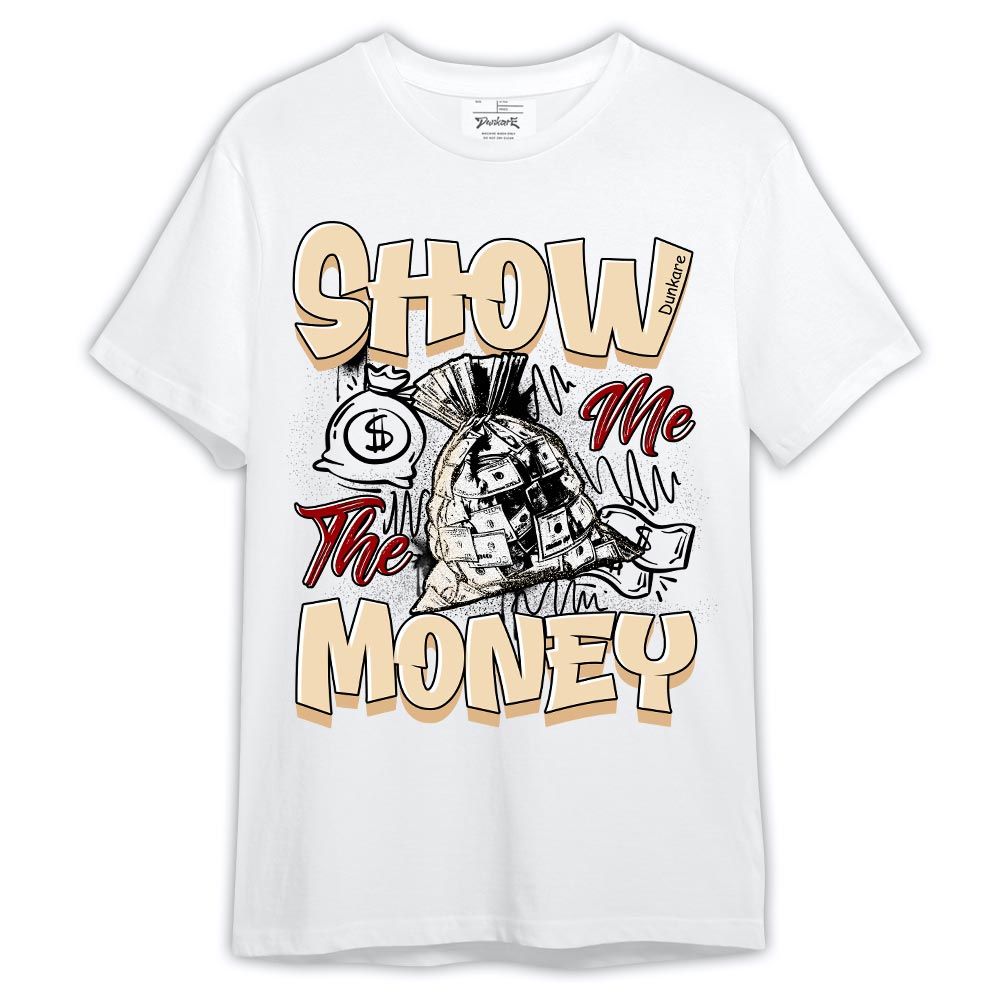 Shirt To Match Dunk Low Strawberry Waffle - Graphic Show Me The Money Shirt Outfit