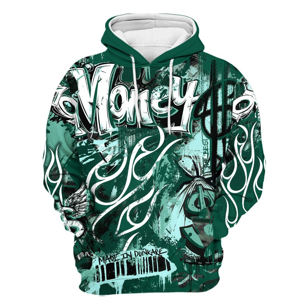 Hoodie To Match Oxidized Green 4s - The Best Money All Over Print