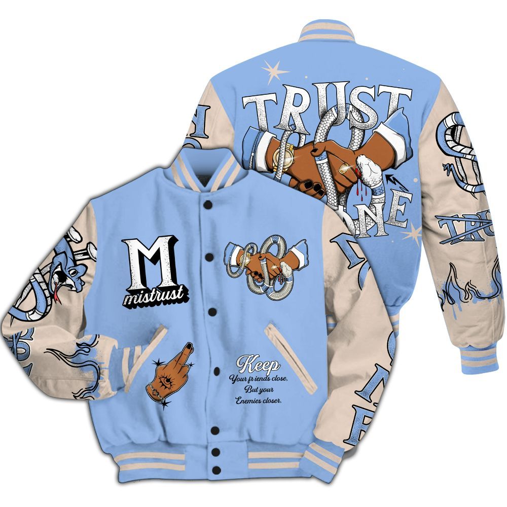 Varsity Jacket To Match Air Max 1 Royal Pulse - Trust No One Snake-Bite Street Style All Over Print