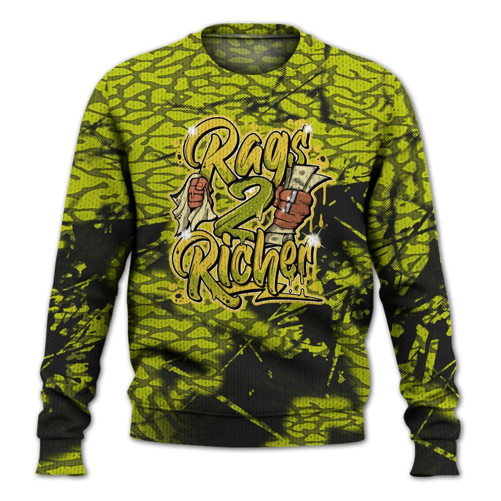 Knitted Sweater To Match Dunk Low QS Halloween Skull - Rag 2 Rich Graphic