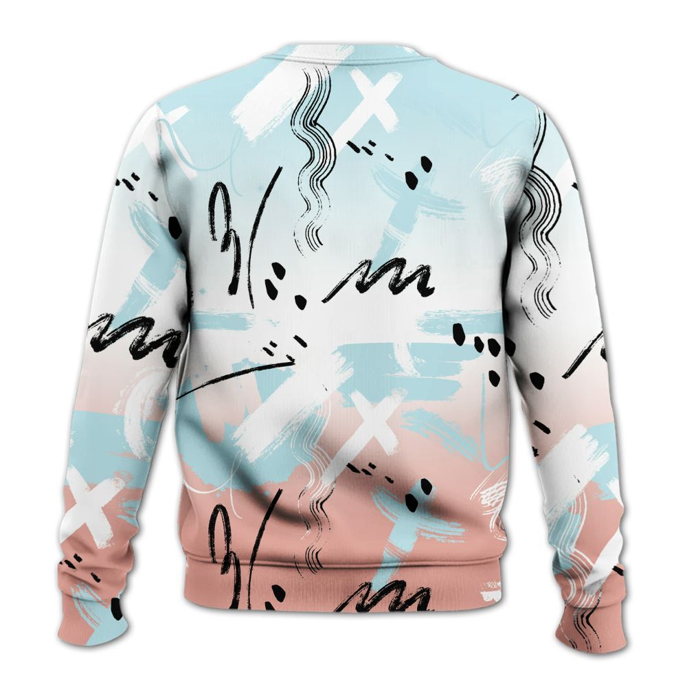 Sweatshirt To Match Dunk Low Glacier Arctic - Money Hustle Grind Pray All Over Print