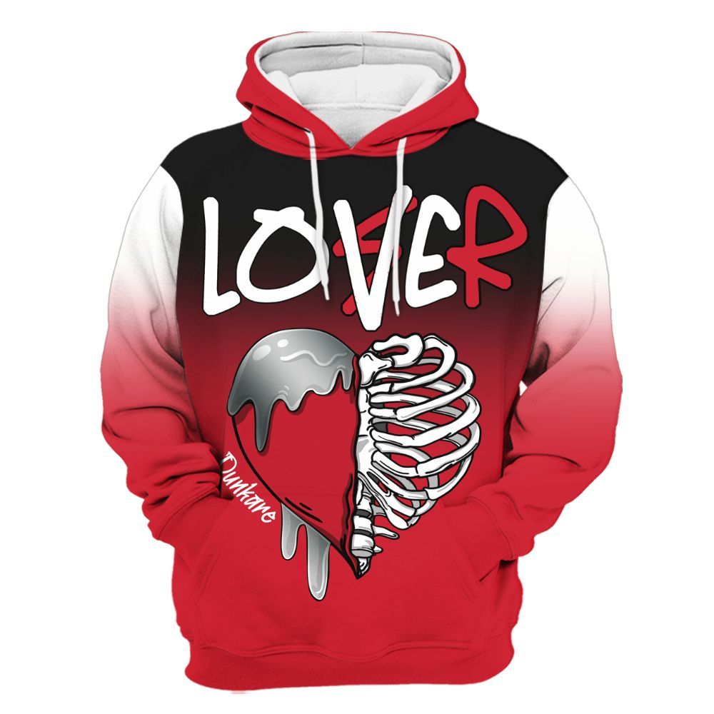 Hoodie To Match Flight Club 4s - Loser Lover Dripping All Over Print
