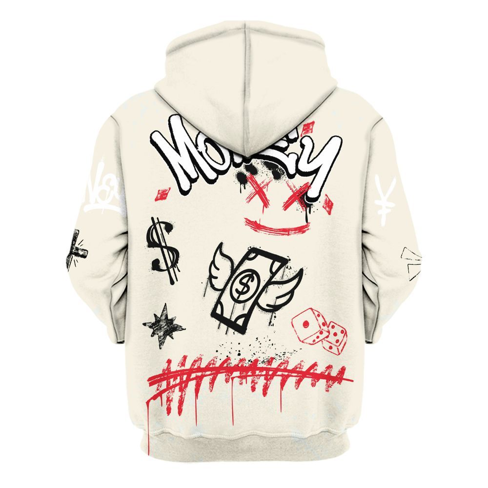Hoodie To Match Low OG Sail 1s - Everybody Paid In Full Crayon All Over Print