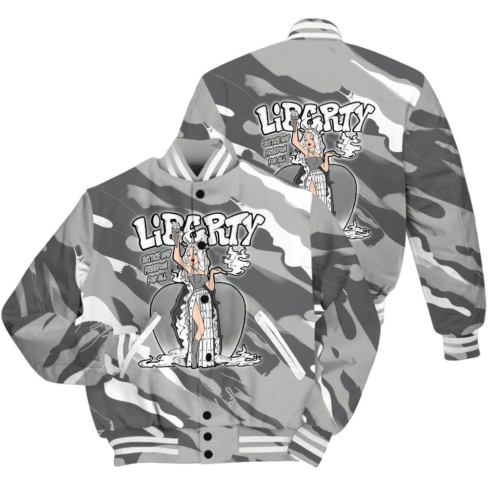 Varsity Jacket To Match Paris Olympics 4s Shirt - Midwest Cartoon Colored All Over Print