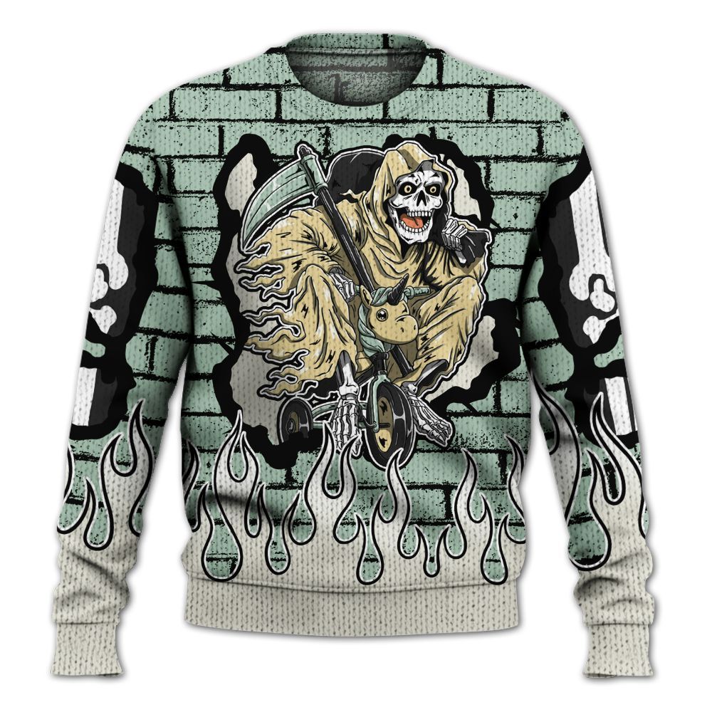Knitted Sweater To Match Joins Year Of The Snake 5s - Self Make Skeleton Crashed