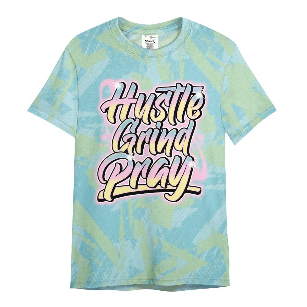 Shirt To Match SB Dunk Low Visty - Hustles And Prayer Graphic Halftone All Over Print