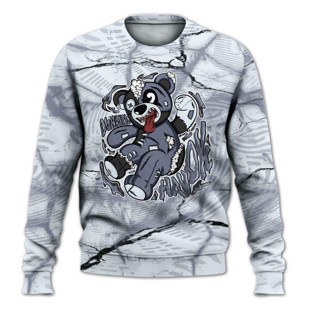 Sweatshirt To Match Air Foamposite Jin Kazama - Havok Bear All Over Print