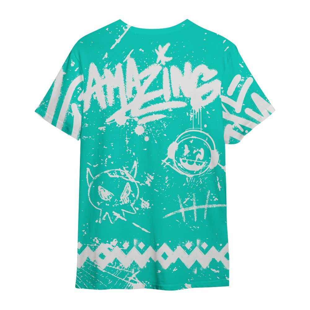 Shirt To Match Dunk Low Clear Jade - Friday Sneaker Crayon All Over Print