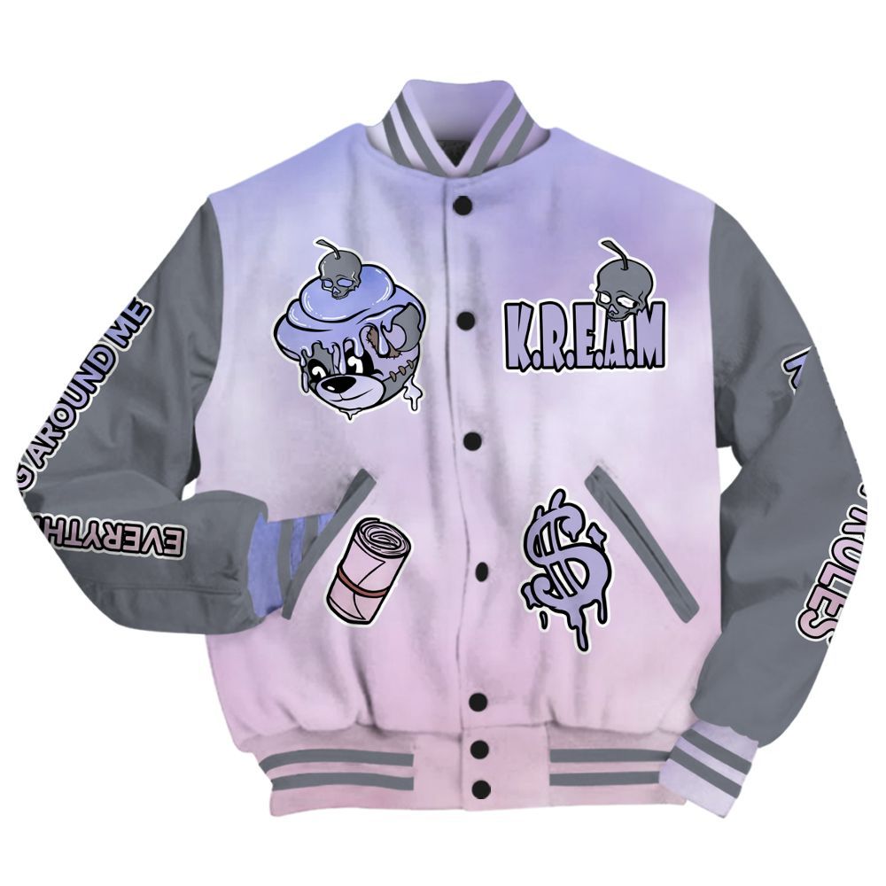 Varsity Jacket To Match Zen Master 4s - Loot Bear All Over Print